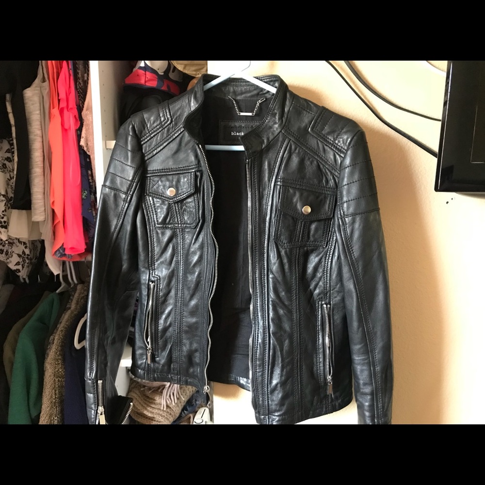 Black Leather Jacket - image 1